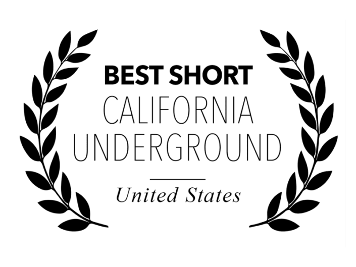 Best Short Film for Bitch, Popcorn & Blood - California Underground Film Festival